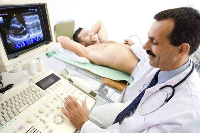 Ultraschalldiagnostik der Prostatitis