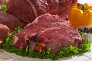 Fleisch und Gemüse gegen Prostatitis